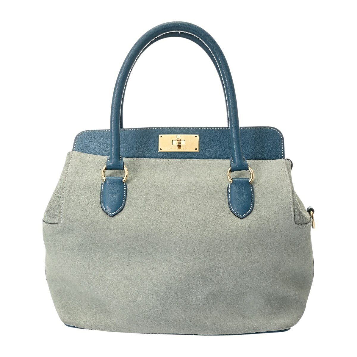 エルメス HERMES ツールボックス 26 シエル/ブルータラサ グリズリー/エバーカラー レディース ハンドバッグ エルメス バッグ バック ブランド 【ローン48回払い無金利】【中古】｜ウォッチニアン ブランド品専門店