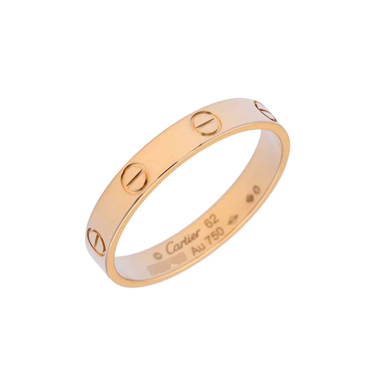 カルティエ CARTIER ミニラブ リング #62 K18イエローゴールド YG レディース リング・指輪 カルティエ 【ローン48回払い無金利】【中古】|ウォッチニアン ブランド品専門店