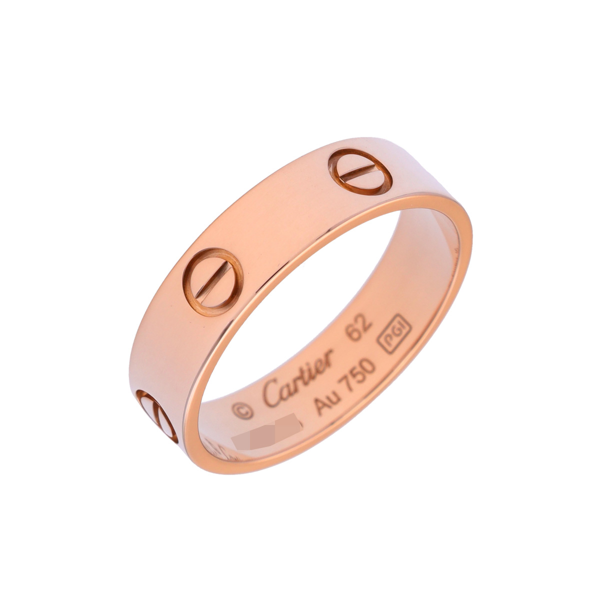 カルティエ CARTIER ラブ リング #62 K18ピンクゴールド PG レディース リング・指輪 カルティエ 【ローン48回払い無金利】【中古】｜ウォッチニアン ブランド品専門店