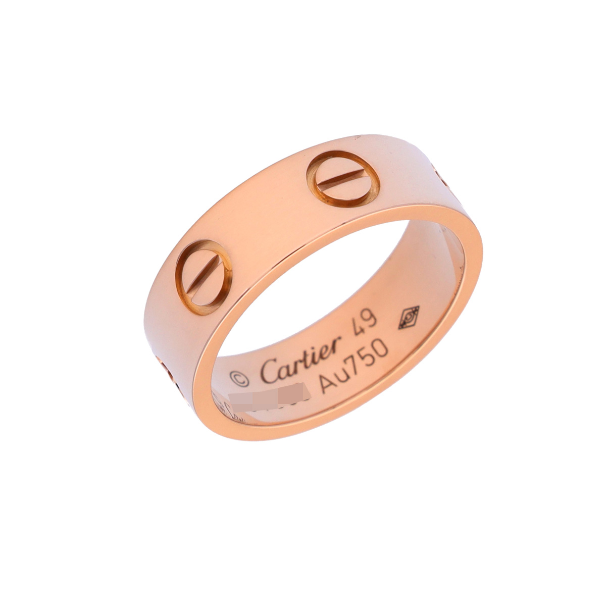 カルティエ CARTIER ラブ リング #49 K18ピンクゴールド PG レディース リング・指輪 カルティエ 【ローン48回払い無金利】【中古】｜ウォッチニアン ブランド品専門店
