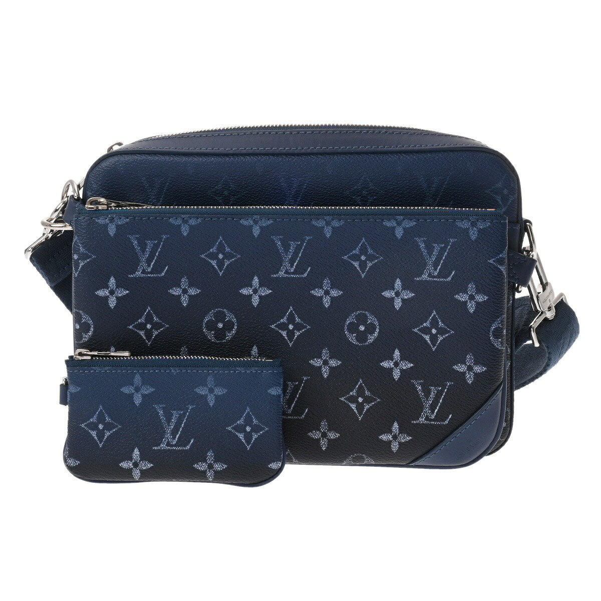 ルイ ヴィトン LOUIS VUITTON モノグラムグラディエント トリオメッセンジャー ネイビーブルー M11592 モノグラム・グラディエントキャンバス メンズ ショルダーバッグ ヴィトンバッグ バック ブランド 【ローン48回払い無金利】【中古】｜ウォッチニアン ブランド品専門店