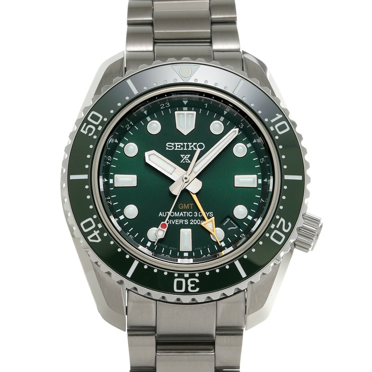 セイコー SEIKO プロスペックス ダイバースキューバ 1968 メカニカルダイバーズ 現代デザイン GMT SBEJ009 グリーン メンズ 腕時計 セイコー 時計 高級腕時計 ブランド 【ローン48回払い無金利】【中古】|ウォッチニアン ブランド品専門店