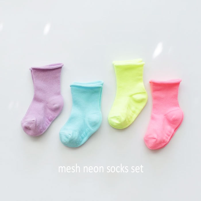 楽天市場】＜BABY＞＜KIDS＞jasmine neon socks set ネオン 蛍光 5足セット 12-14cm 14-16cmのみ滑り止め付き  韓国子供服 靴下 キッズ 赤ちゃん ベビー 女の子 男の子 12cm 13cm 14cm 15cm 16cm 17cm 18cm 19cm 20cm  21cm クルーソックス リブソックス : イプニア