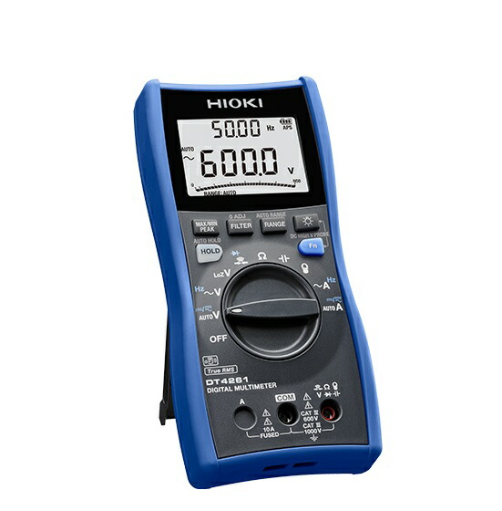 【最終価格】日置電機　ヒオキHIOKIテスター DT4255 カバー付き DT4255 デジタルマルチメータ スタンダードモデル(電工) 1台