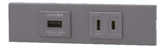 【受注品】神保電器 KAG-2603 USBコンセント+コンセントセット【KAG-2603(SG)】 JIMBO