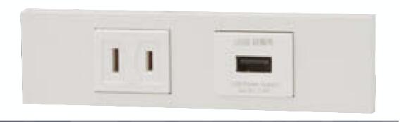 【受注品】神保電器 KAG-2605 USBコンセント+コンセントセット【KAG-2605(PW)】 JIMBO
