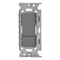 神保電器 NKD-D1-SG NKシリーズ DALI-2インプットデバイス　埋込スイッチ（ダブル1）（SG色）JIMBO｜IPX店