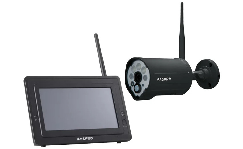 マスプロ電工 WC3A7ML(BK) ライト付ワイヤレスカメラ 7インチセット 防犯カメラ ブラック MASPRO 39,039円