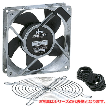 日東工業 PF-185L 盤用換気ファン 脂製気違い