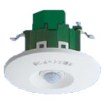 パナソニック WTK24818 [天井取付]熱線センサ付自動スイッチ(親器・8Aタイプ・広角検知形)(検知後連続動作時間約10秒 - 30分可変形)(明るさセンサ付)(AC100V)｜IPX店