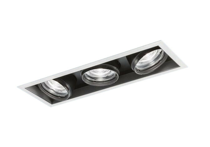 【受注品】 パナソニック NTS66151 天井埋込型　LED（白色）　ユニバーサルダウンライト　J12V50形（35W）器具相当・配光調整機能付・3灯用　埋込穴□100×300　TOLSO（トルソー）　電源ユニット別売
