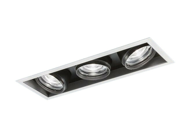 【受注品】 パナソニック NTS66152 天井埋込型　LED（温白色）　ユニバーサルダウンライト　J12V50形（35W）器具相当・配光調整機能付・3灯用　埋込穴□100×300　TOLSO（トルソー）　電源ユニット別売