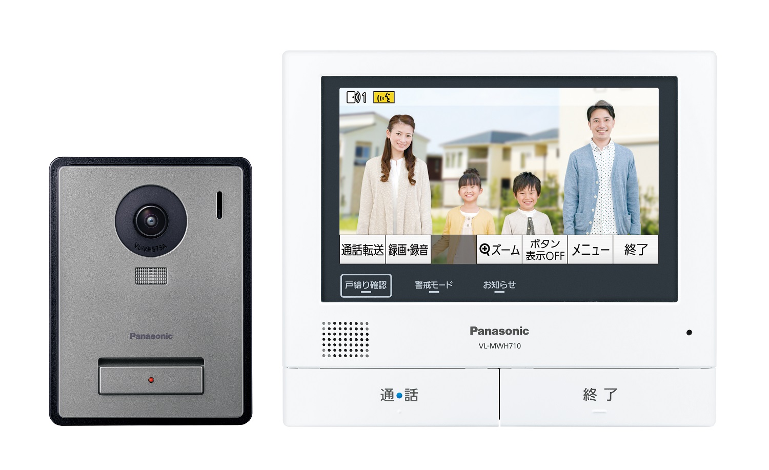 楽天市場】パナソニック VL-SWE710KS テレビドアホン スマホで「外でも 