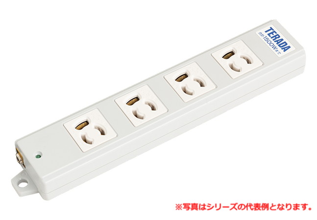 寺田電機製作所 AHY453W ﾊｰﾈｽﾌﾟﾗｸﾞ付OAﾀｯﾌﾟ 4口 抜止 3m（ﾎﾜｲﾄ） TERADA