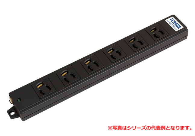 寺田電機製作所 AHY655BK ﾊｰﾈｽﾌﾟﾗｸﾞ付OAﾀｯﾌﾟ 6口 抜止 5m（ﾌﾞﾗｯｸ） TERADA