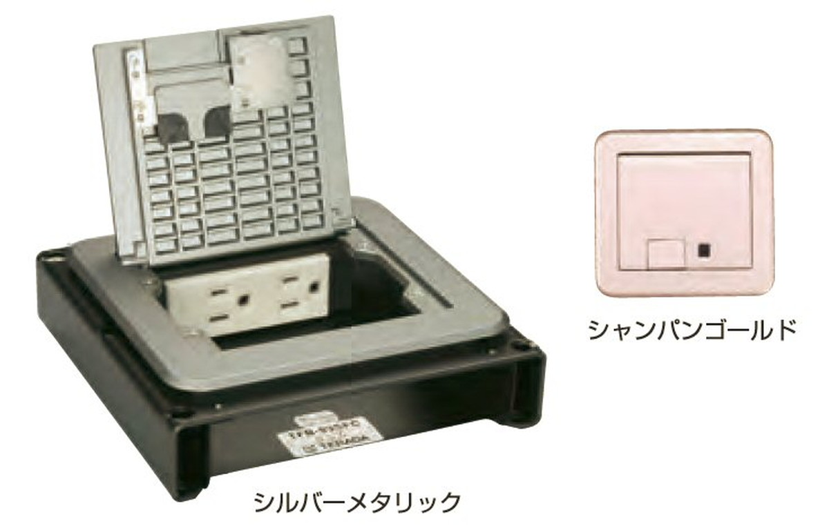 【受注品】寺田電機製作所 SFC10000M020 ボックス+プレート（シャンパンゴールド） TERADA｜IPX店