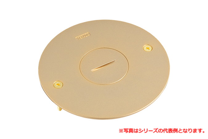 寺田電機製造所 TFB128GD ﾌﾛｱﾌﾟﾚｰﾄ C39 Φ116 P\u003d89（ｺﾞｰﾙﾄﾞ） TERADA