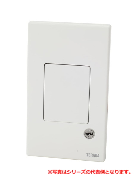 寺田電機製造所 UCW301W ｱﾙﾐ壁用ﾌﾟｯｼｭｺﾝｾﾝﾄ ｱｰｽ皆無/ｶｷﾞ付き添い人（ﾎﾜｲﾄ） TERADA