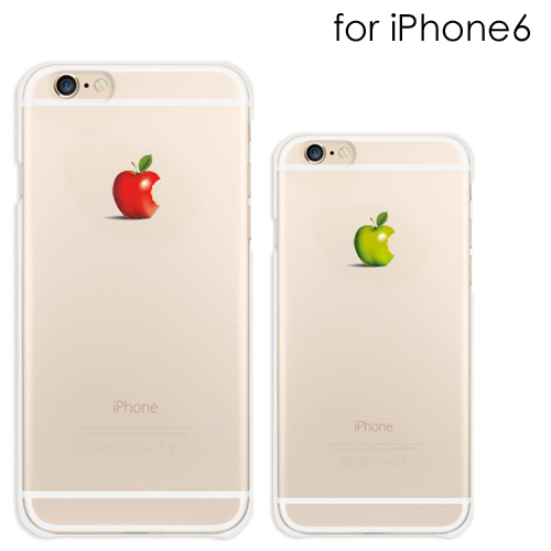 楽天市場 Iphone6splus ケース Iphone6plus 実写 アップルマーク クリアケース 全2種 Iphone 6 アイフォン Apple オリジナルデザイン Iqlabo