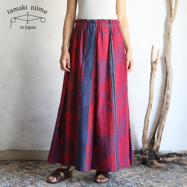 楽天市場】tamaki niime(タマキ ニイメ) 玉木新雌 only one wide pants