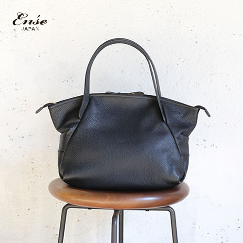 楽天市場】Ense(アンサ)【送料無料】Leather tote S brown/ブラウン