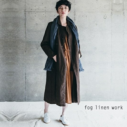 楽天最安値に挑戦】 work☆ウールリネン☆コート☆フォグリネンワーク ...