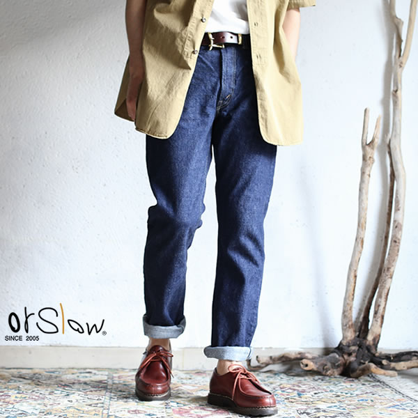 楽天市場】【orslow】 DENIM 30'S OVER ALL One Wash 9oz(オンス