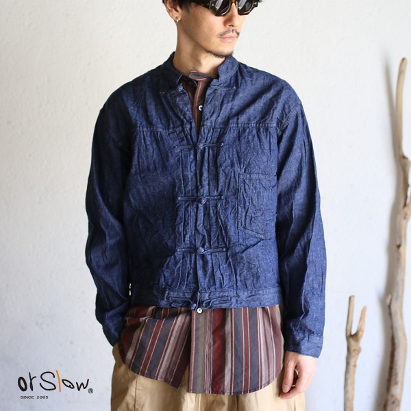 【楽天市場】【40%OFFセールSALE】【orslow】FROG BUTTON DENIM JACKET ONE WASH フロッグボタン