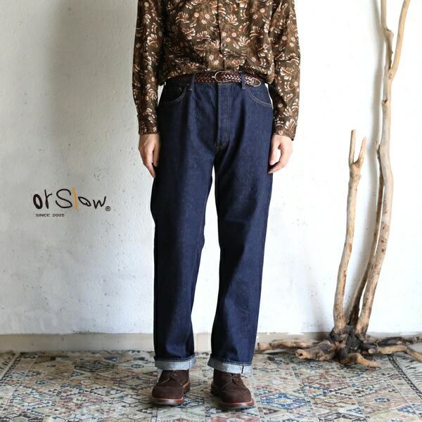 い*け様 オアスロウorSlow 50s ￼カバーオール ONE WASH 楽天市場】【orslow】 1950 DENIM COVER ALL One Wash 9oz(オンス