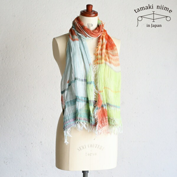 【kiko】tamakiniime ジャガードショール ミドル 玉木新雌 楽天市場】tamaki niime 玉木新雌 JQ shawl MIDDLE wool70