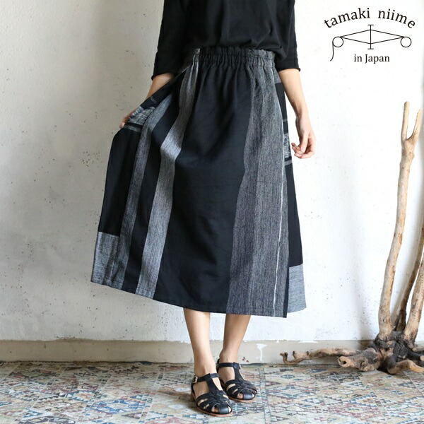 楽天市場】tamaki niime(タマキ ニイメ) 玉木新雌 indigo tarun pants