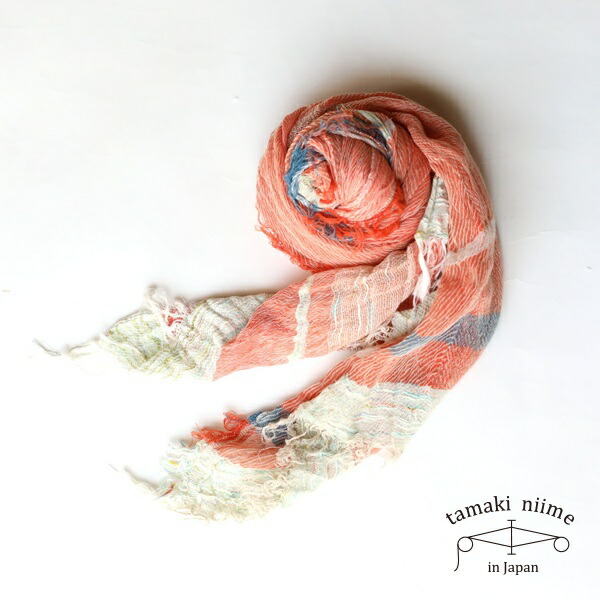 tamaki niime 玉木新雌 roots shawl cotton middle rsm204 / ルーツショール コットン100% ミドル tamakiniime