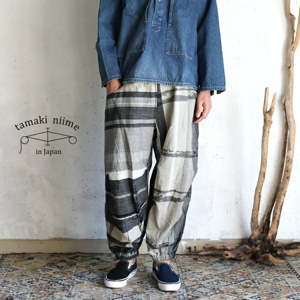 楽天市場】tamaki niime(タマキ ニイメ) 玉木新雌 only one nica pants