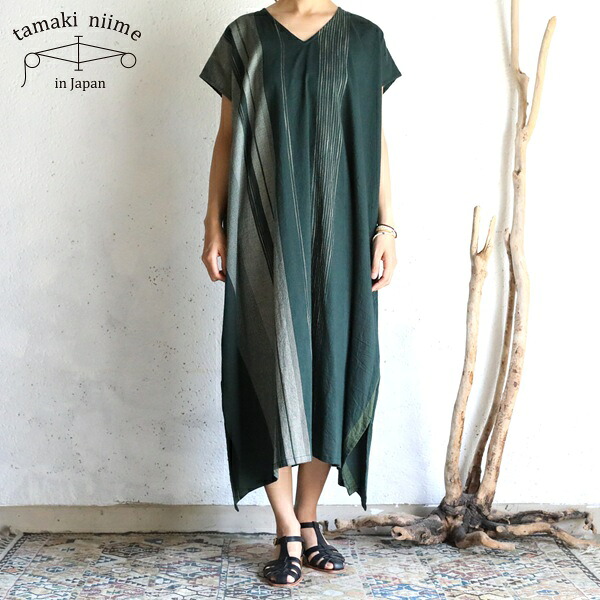 tamaki niime(タマキ ニイメ) 玉木新雌 only one fuwa-T long V cotton 100% FTL95 / オンリーワン フワT ロング Vネック コットン100%【送料無料】|iraka-イラカ-