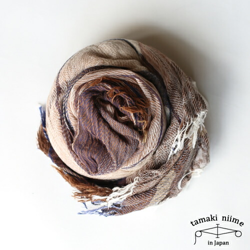 新品 タマキニイメtamaki niime BIGショール コットン 楽天市場】tamaki niime 玉木新雌 roots shawl cotton big 111