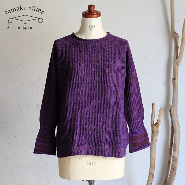 tamaki niime タマキニイメ コットンニット PO knit グゥドゥの+