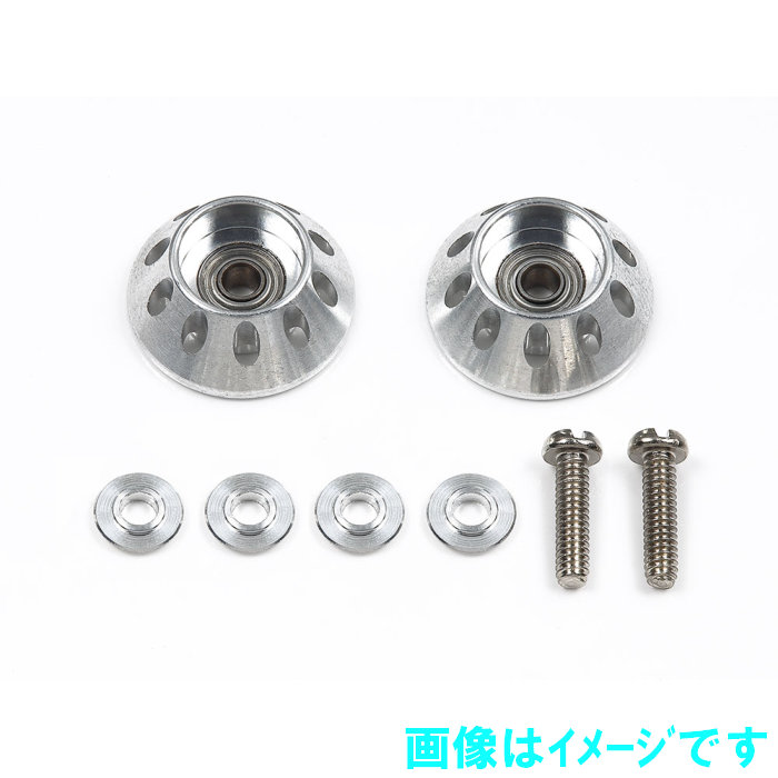 楽天市場】13mmオールアルミベアリングローラー 15437 シルバー TAMIYA