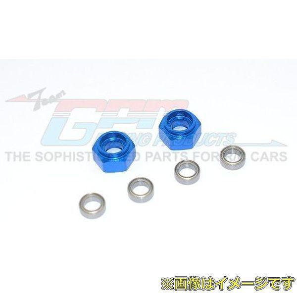 GPM DT3010F-OR - Adattatori Mozzi Esagonali Ruota Anteriore In Alluminio Per Tamiya DT03