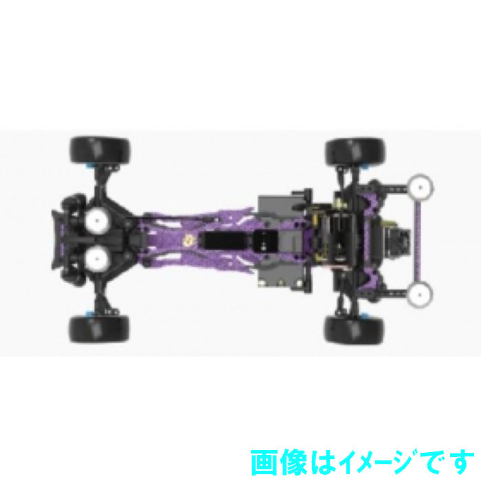 3racing KIT-SAKURA D6GA/PU 3RACING Sakura D6 SPORT 1/10 ドリフトカー カーボンバージョン (パープル)