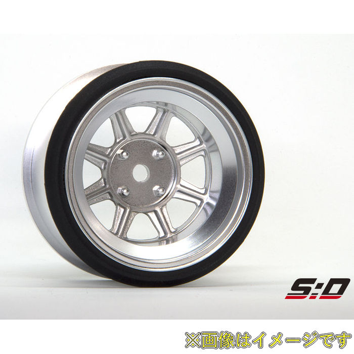 希少　スケールダイナミクスラジコンカーホイール4個　ＲＳワタナベ　オフセット12 スケールダイナミクスのホイールをチョイスしてみました