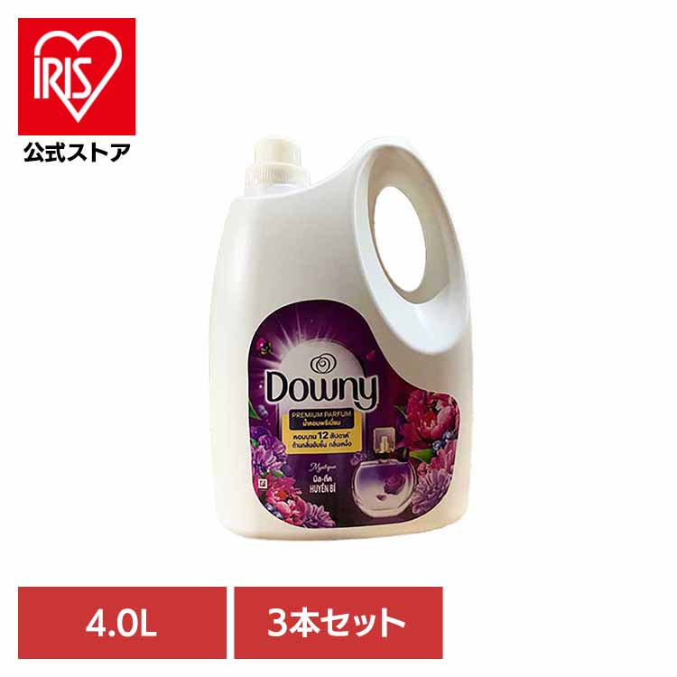 ダウニー 柔軟剤 アジアンダウニー 4.0L 同種3本セット 送料無料 柔軟剤 大容量 ベトナムダウニー オドープリベンション リネンケアパッション ミスティック リネンケア ミスティーク Downy 液体柔軟剤 4000ml リネンケア パッション 衣料用【iris_dl03】