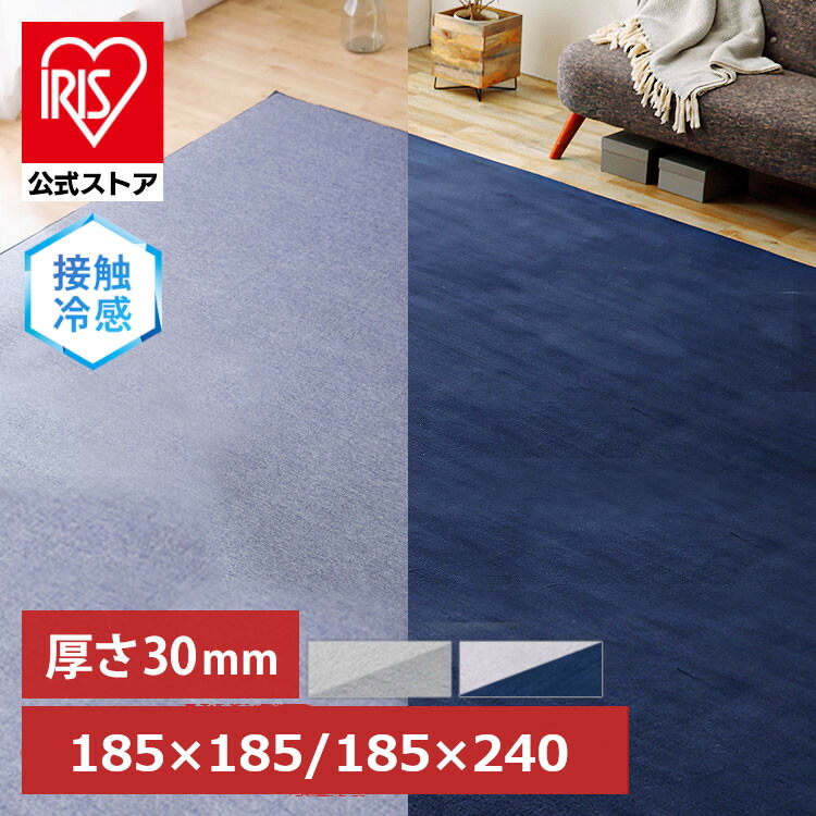 楽天市場】【公式】ラグ 2畳 185 185 3畳 185 240 夏用 冷感
