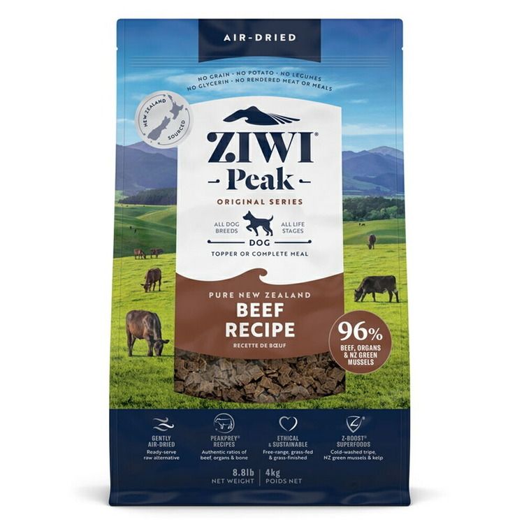 犬用 ドッグフード Ziwi エアドライ・ドッグフード グラスフェッドビーフ 4kg｜アイリスオーヤマ公式 店