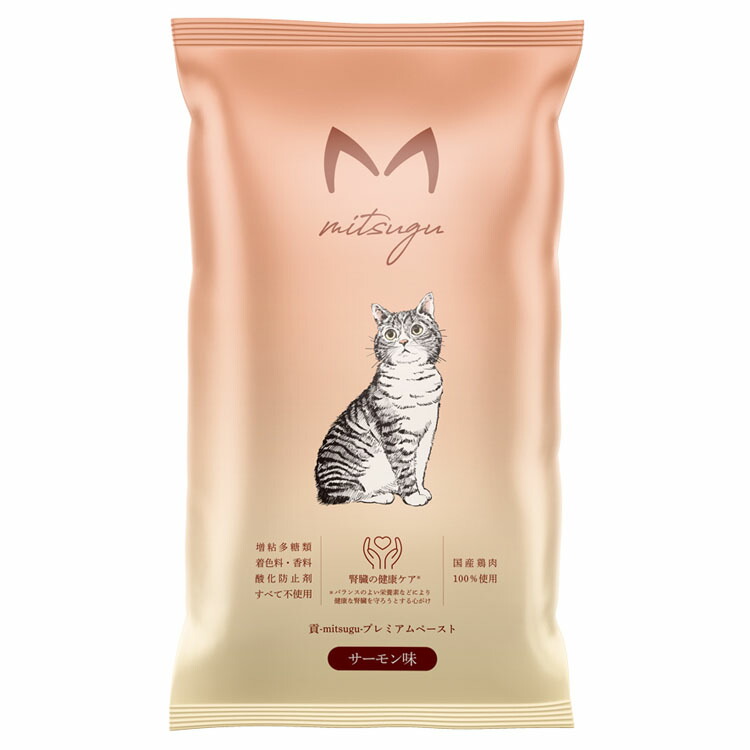 楽天市場】おやつ 猫用 ペースト 貢-mitsugu- プレミアムペースト 鶏