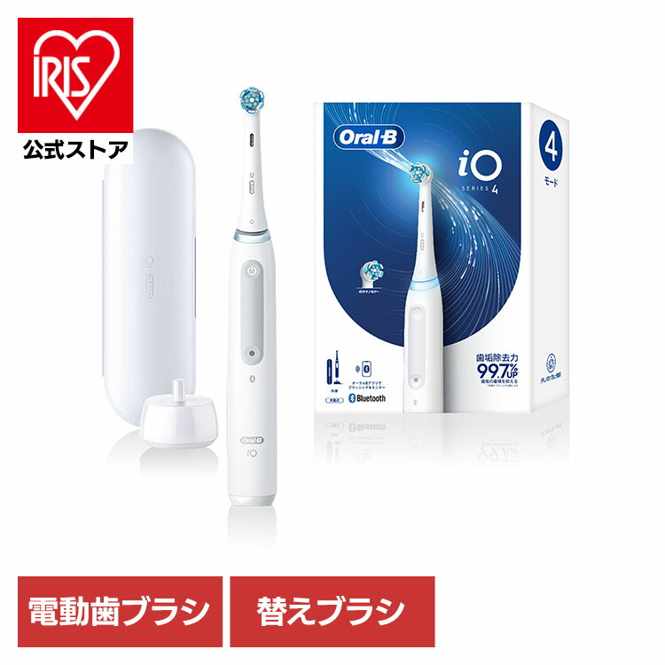 ブラウン 電動歯ブラシ Oral−B IOG41A61KWT WHITE ブラウン iOG41A61KWT オーラルB 電動歯ブラシ iO4 クワイト