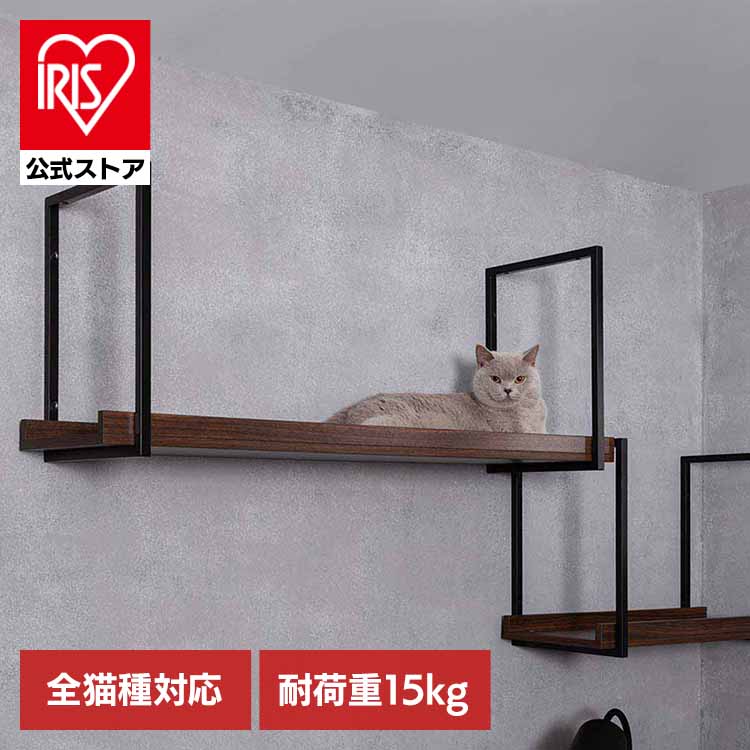 [ｴﾝﾄﾘｰでﾎﾟｲﾝﾄ最大10倍/ｽﾀﾝﾌﾟﾗﾘｰ]AVENUE/100cmウォールナット MZ0059 キャットウォーク キャットステップ 猫用品 ペット用品 猫家具 猫ベッド 壁掛け 天井吊り下げ 猫部屋 ペット共生 長彩株式会社 【B】