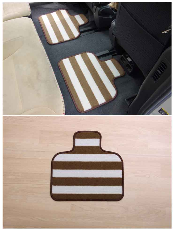 楽天市場 20時 店内最大p14倍 フロアマット カーマット 後方座席