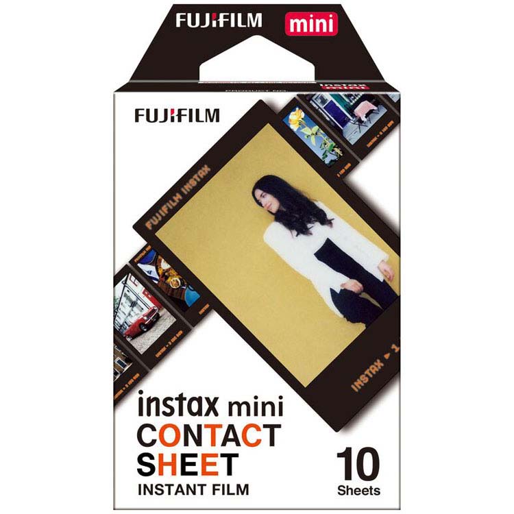 チェキ専用フィルム instax mini CONTACT SHEET（10枚入） 16746486チェキ フイルム ミニフイルム コンタクトシート インスタントカメラ インスタント カメラ チェキ用 フィルム mini40 WW1 INS