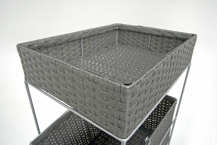 ランドリーラック Ran 2425 送料無料 ランドリー ラック 通気性 隙間 収納 ランドリー収納 脱衣カゴ シェルフ キャスター付き 3段 バスケット かご 洗面所 脱衣所 水回り ホワイト ダークブラウン グレー Td B 代引不可 Rvcconst Com