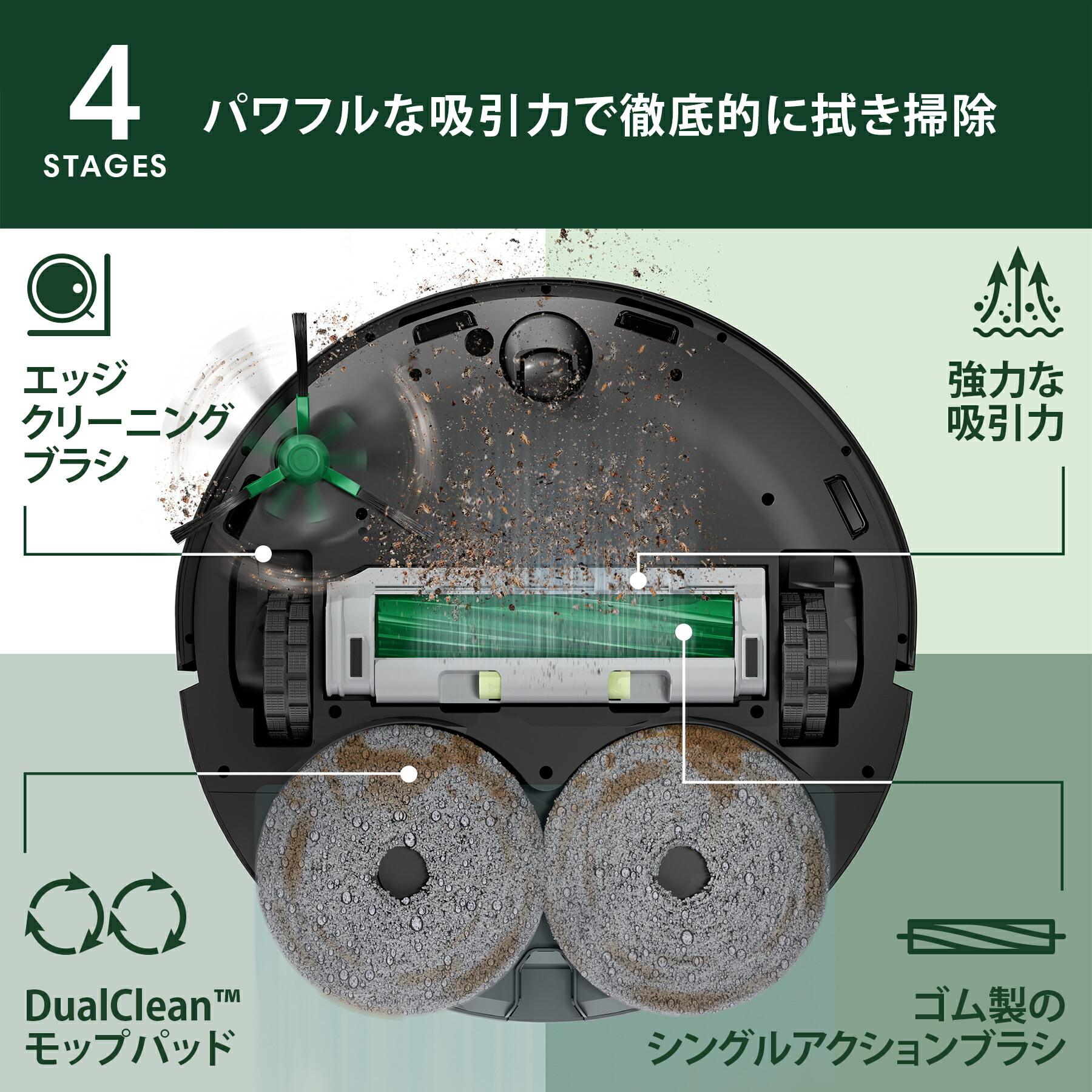 10/1 限定 49,906円OFFクーポン配布中 】 公式 Roomba Plus 405 Combo